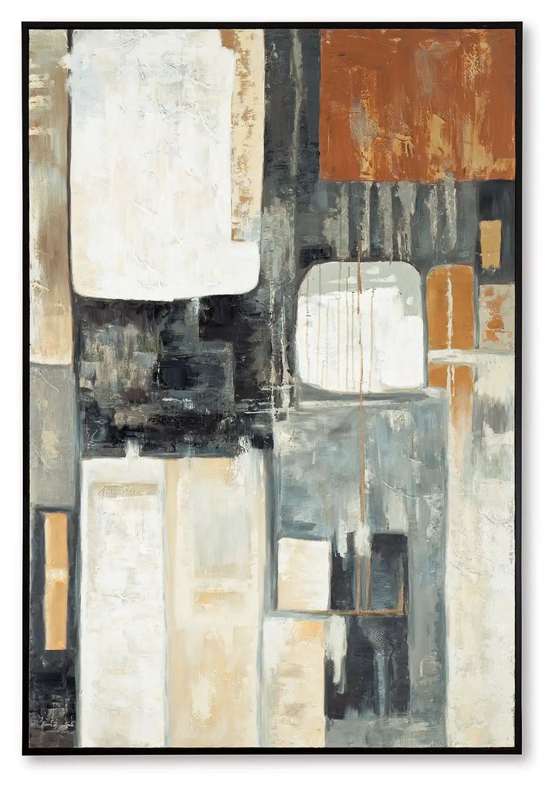 Howford - Wall Art - Brown / Black / Gray by Unique Piece Furniture