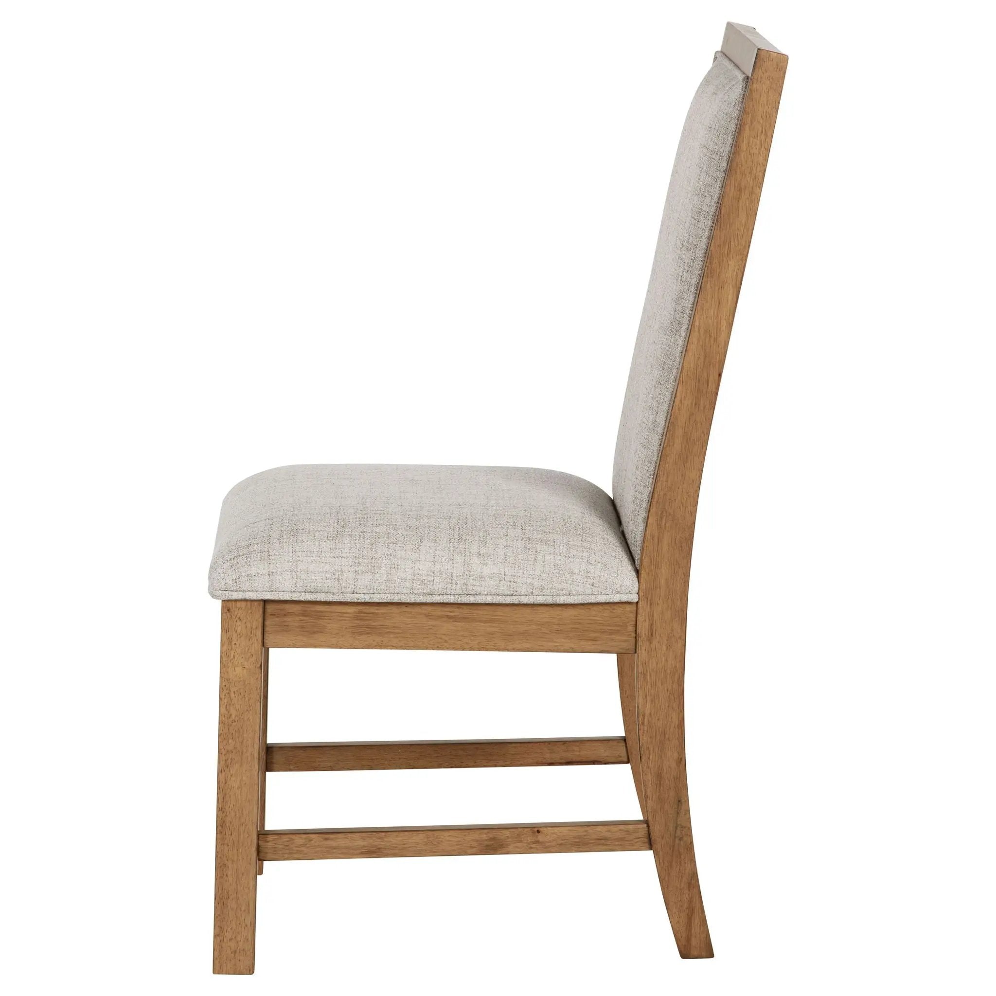 Survista - Upholstered Dining Side Chair (Set of 2) - Brown by HouseOfZazla