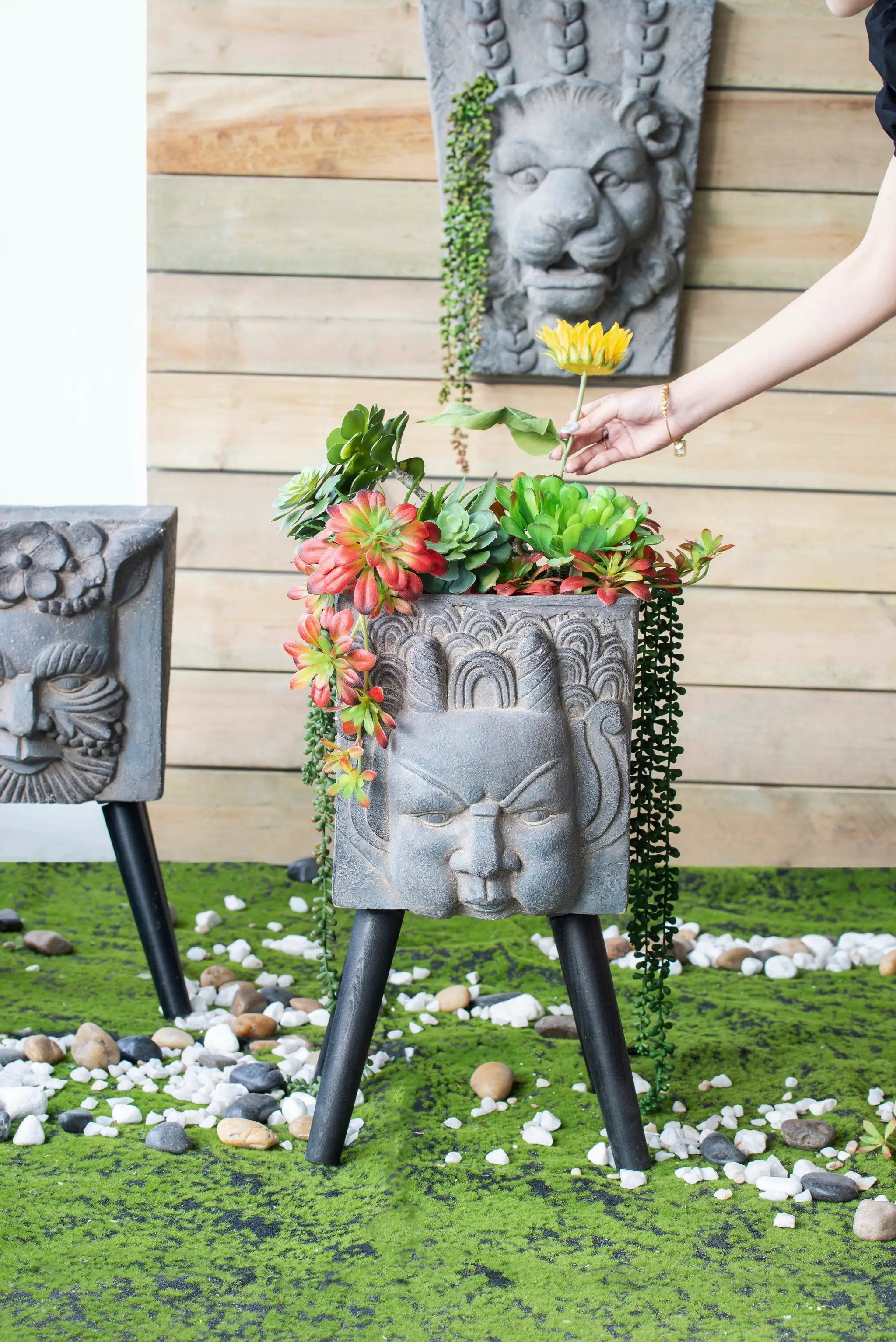 11x14x22" Statue Planter by HouseOfZazla
