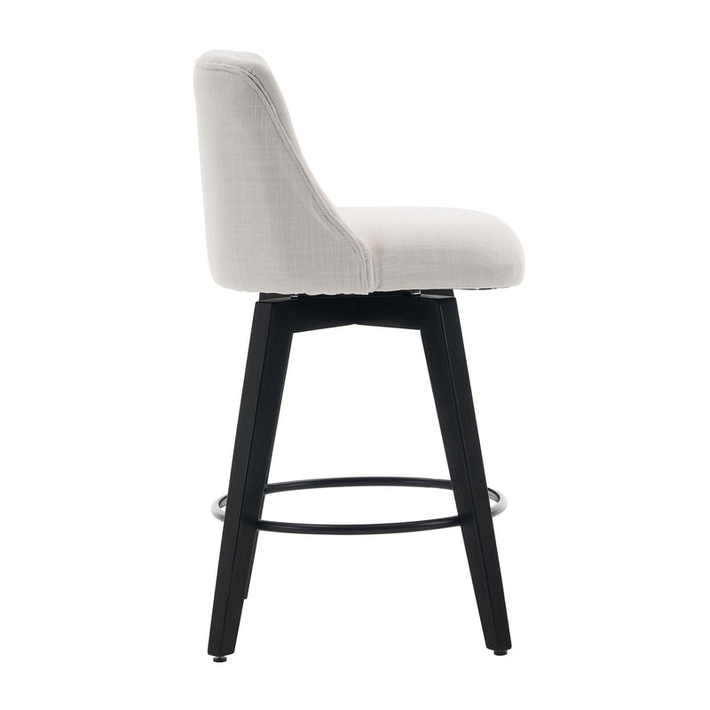 Swivel Bar Stools & Button Tufted Back (Set of 2) by HouseOfZazla