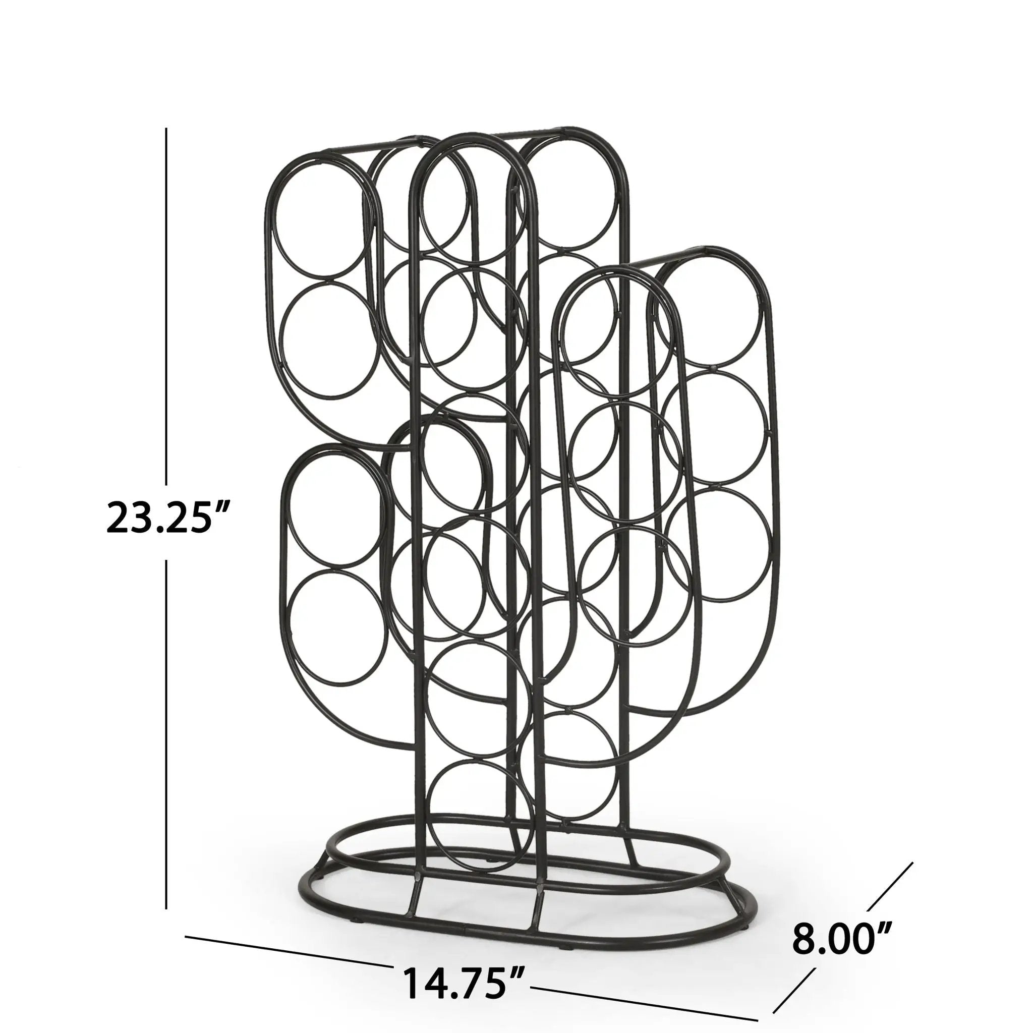 Wine Rack - Black by HouseOfZazla