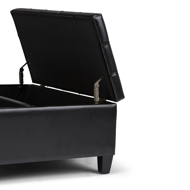 Harrison - Large Coffee Table Storage Ottoman by HouseOfZazla