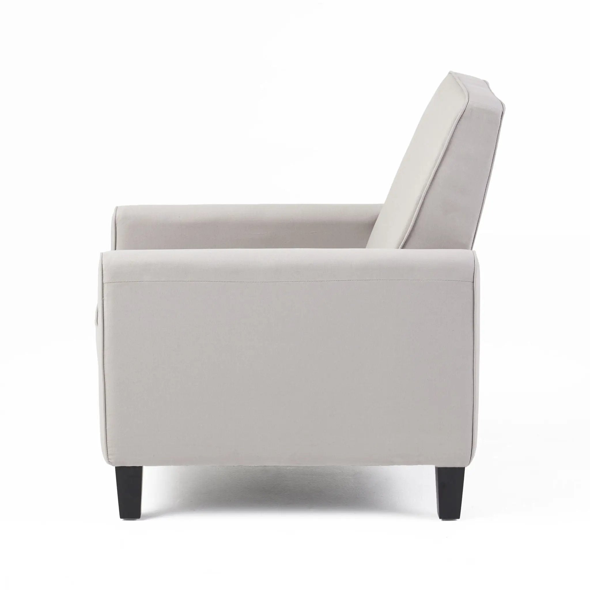Upholstered Push Back Recliner Chair For Living Room by HouseOfZazla