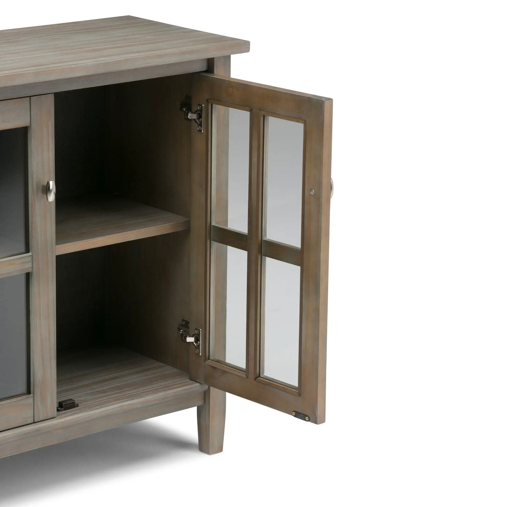 Warm Shaker - Handcrafted Low Storage Cabinet by Unique Piece Furniture