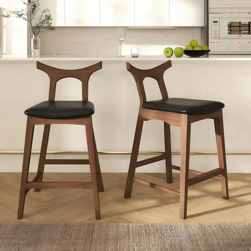 Hester - Upholstered, Square Bar Chair (Set of 2) by Unique Piece Furniture