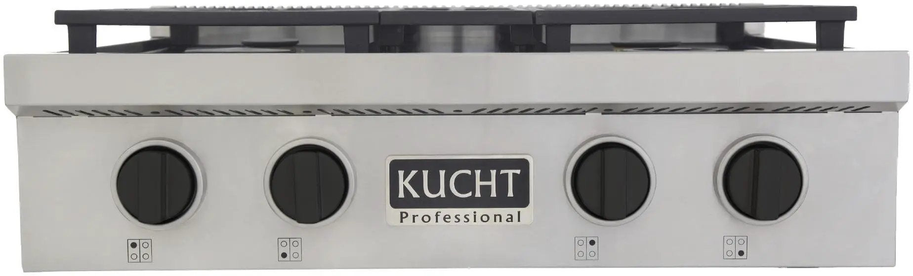 Kucht 30 Inch Gas Sealed Burner Rangetop, KFX309T-K by Farmhouse Kitchen and Bath