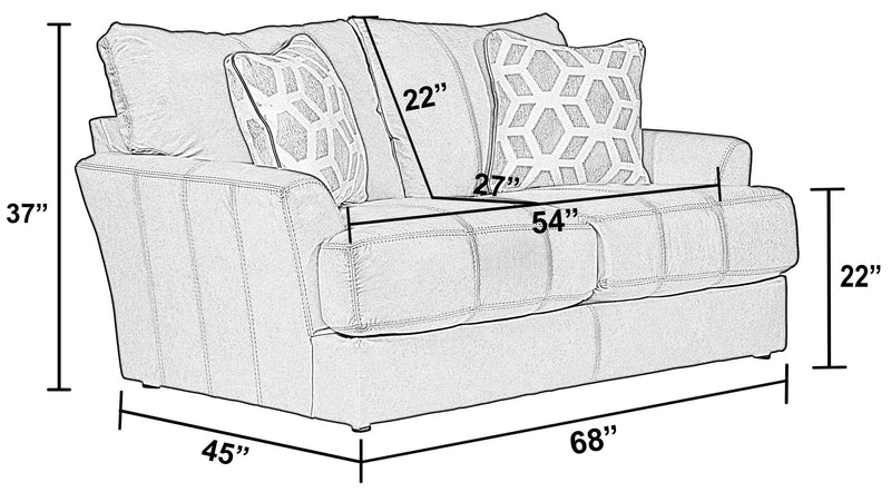Prato - Loveseat by Unique Piece Furniture