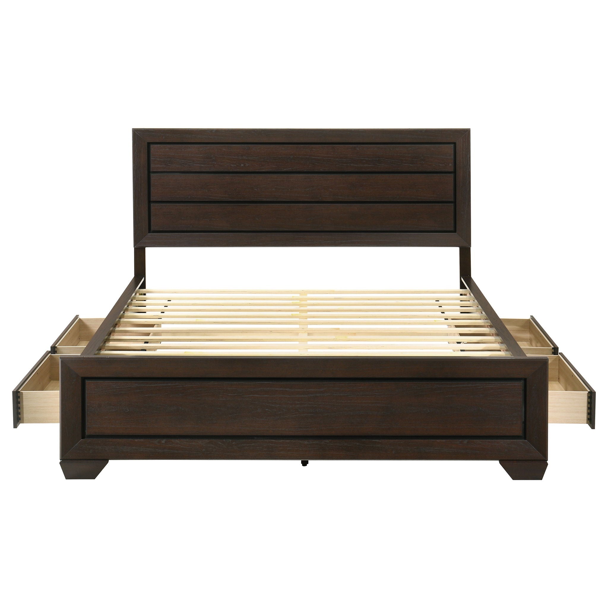 Holmgren - Panel Bed With Side Drawers