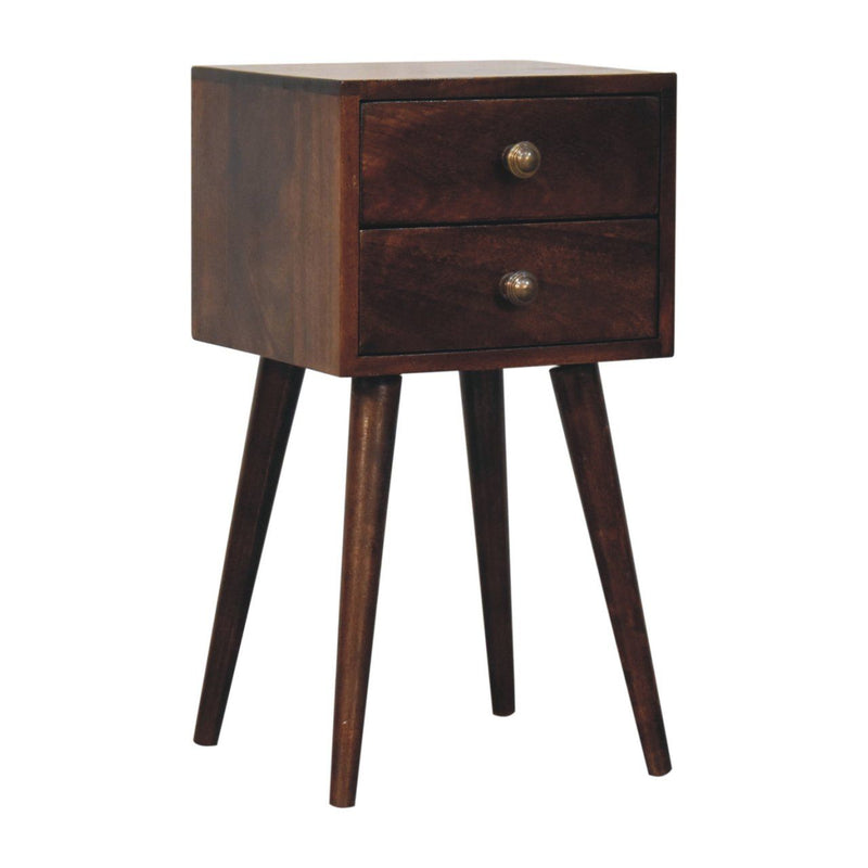 Solid Wood Mini Nightstand by HouseOfZazla