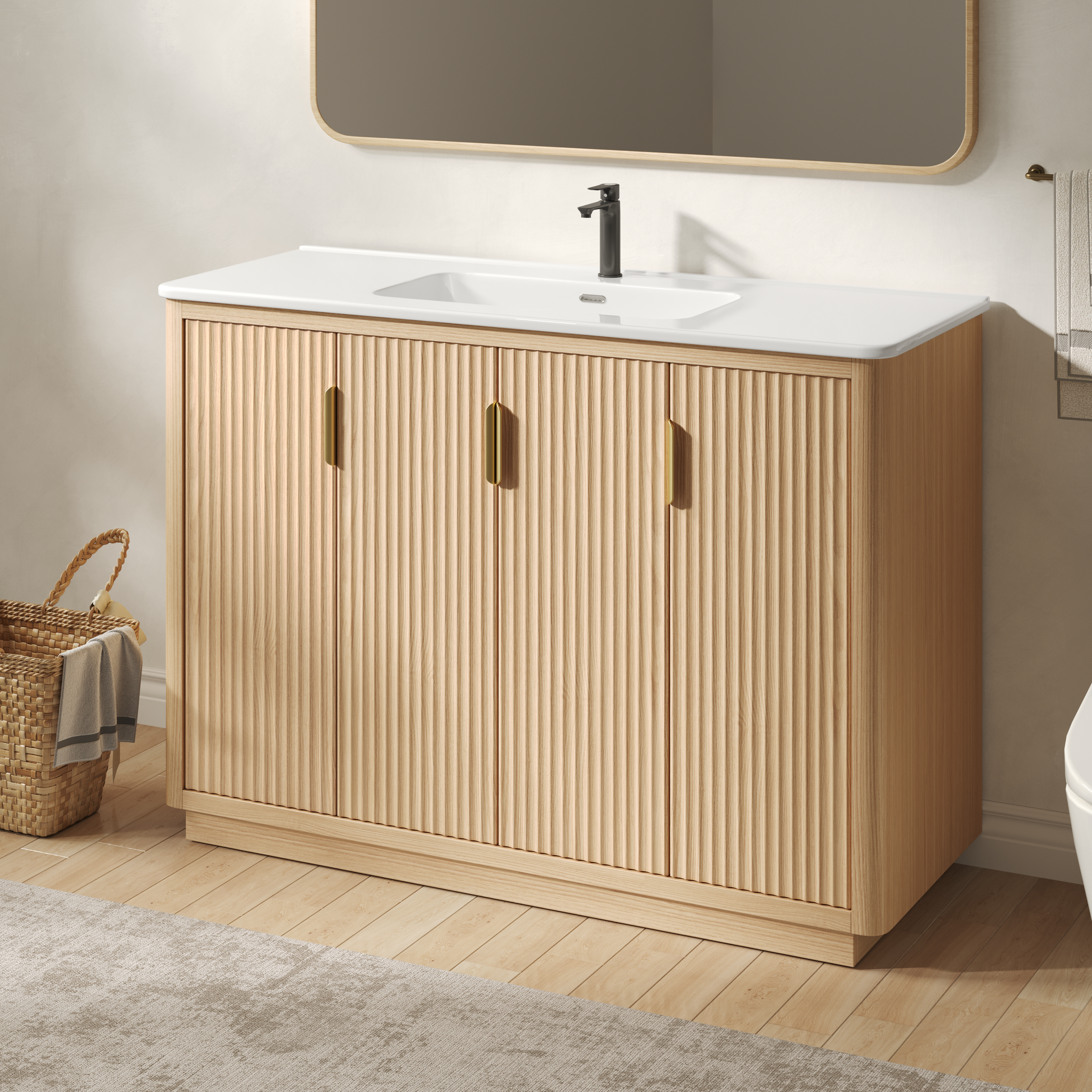 48 Inch Freestanding Bathroom Vanity by HouseOfZazla