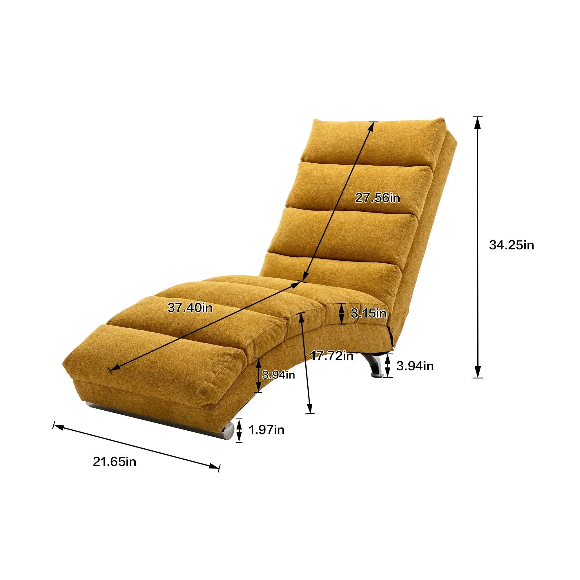 Massage Chaise Lounge Indoor With Remote Control, Ergonomic Electric Massage Lounger by Unique Piece Furniture