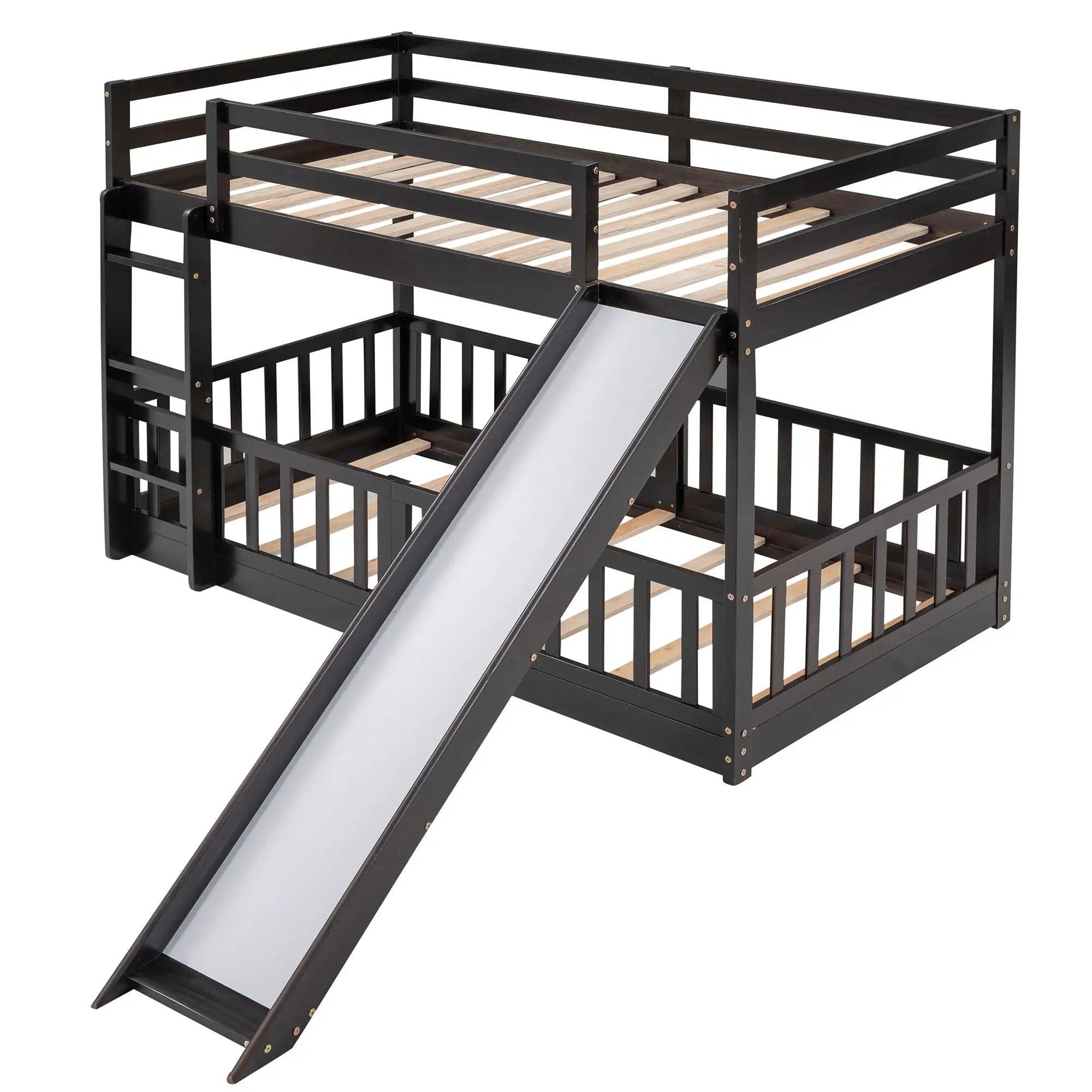 Bunk Bed With Convertible Ladder And Slide by Unique Piece Furniture