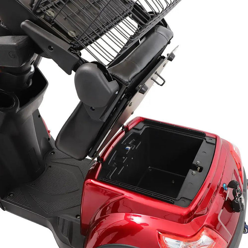 Electric Mobility Scooter With Big Size, High Power - Red by HouseOfZazla