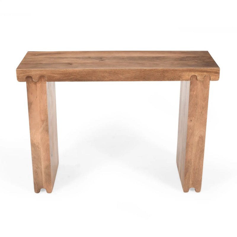 TREXM Console Table in Honey Finish by HouseOfZazla
