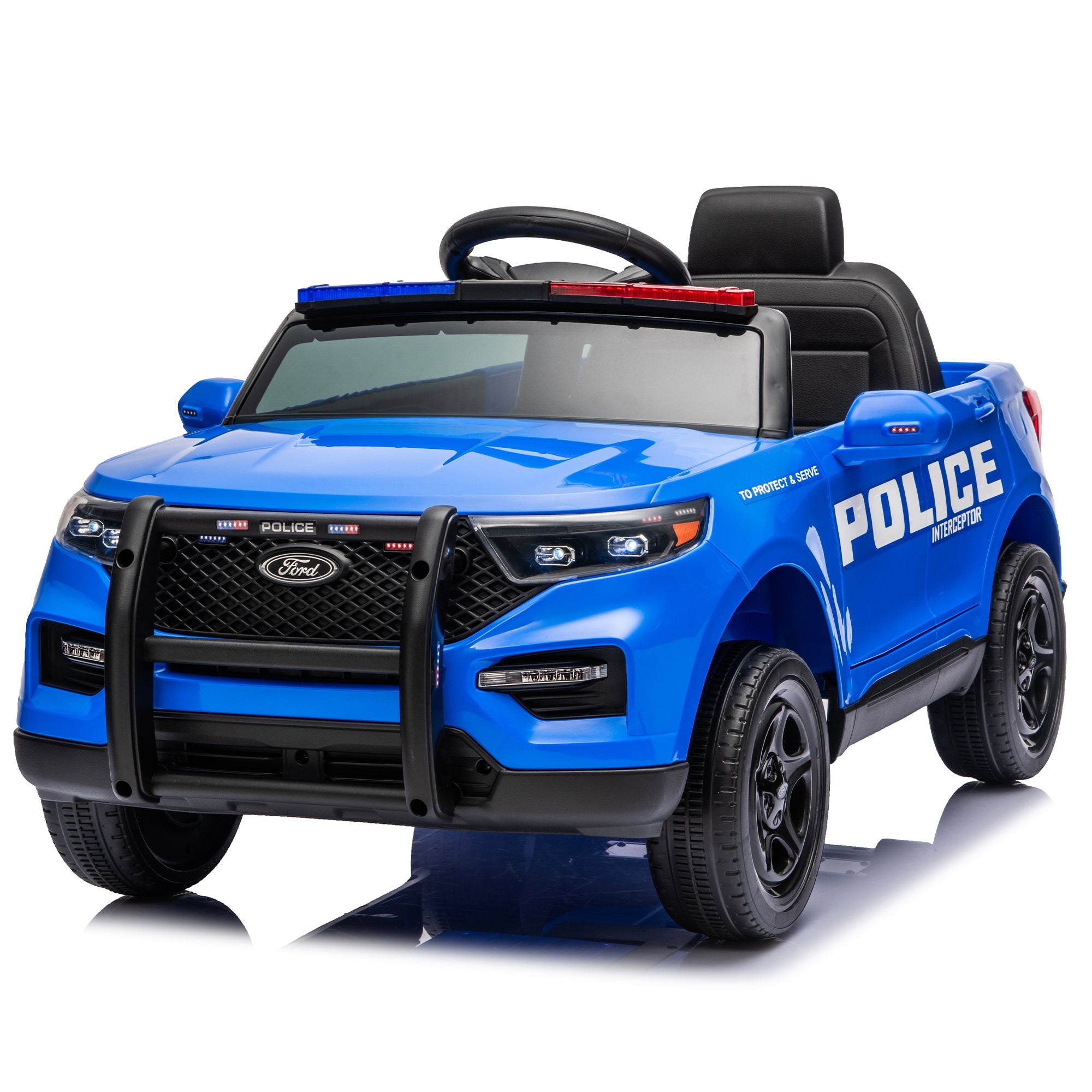 Licensed Ford Police 12V Ride-On Truck by HouseOfZazla