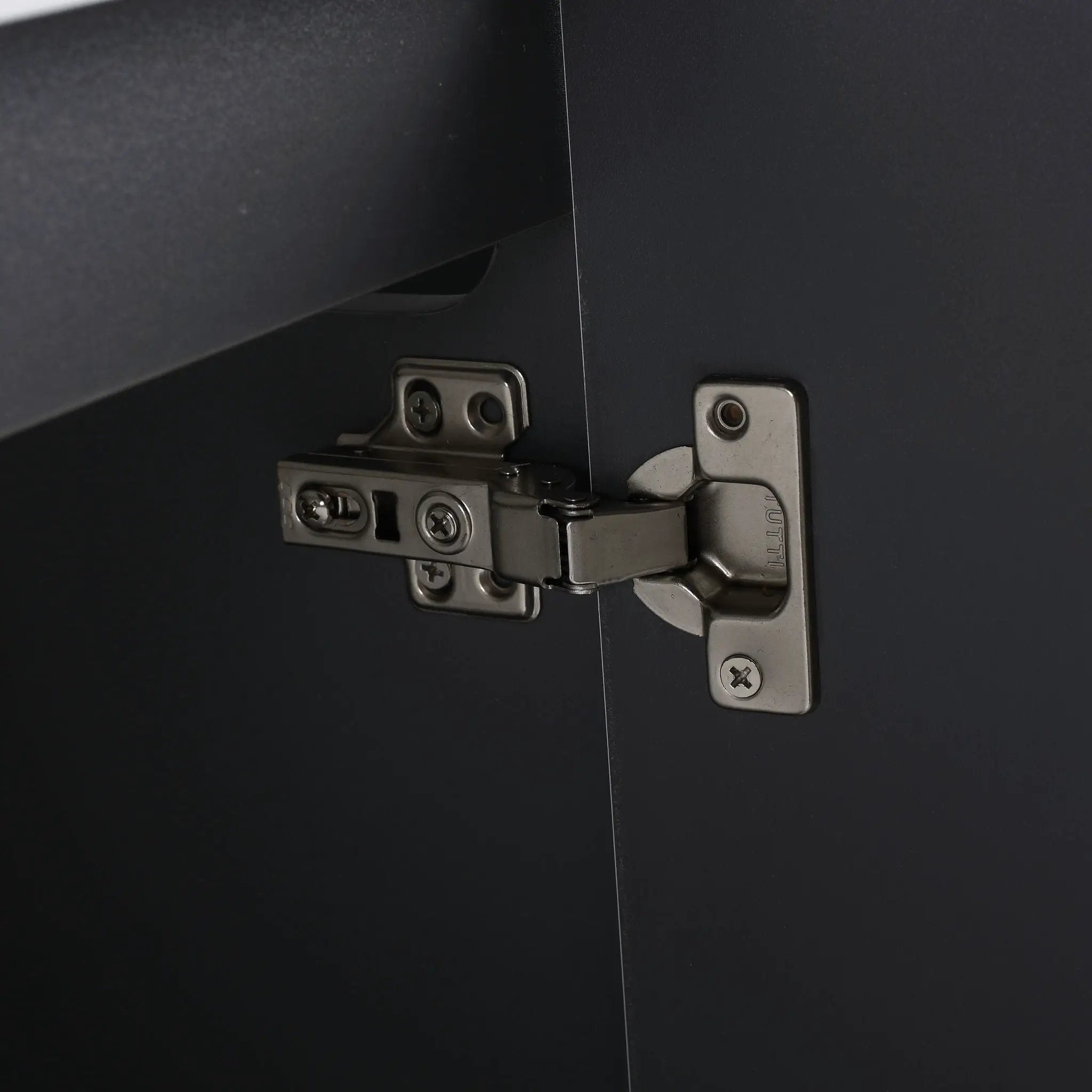 Contemporary Wall Mounted Bathroom Vanity With Resin Double Sink by HouseOfZazla