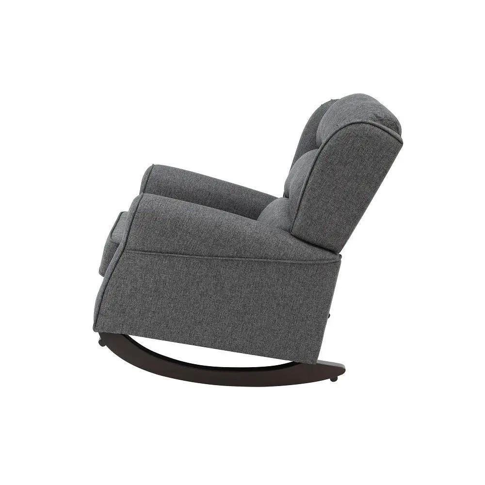 Fabien - Rocking Chair - Gray Fabric by Unique Piece Furniture