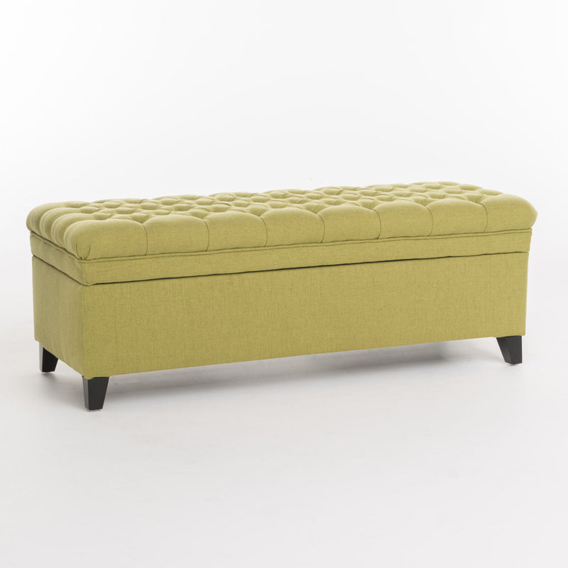 Juliana Storage Ottoman With Birch Legs by HouseOfZazla