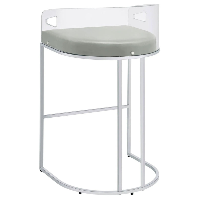 Mello - Upholstered Bar Chair (Set of 2) - Gray
