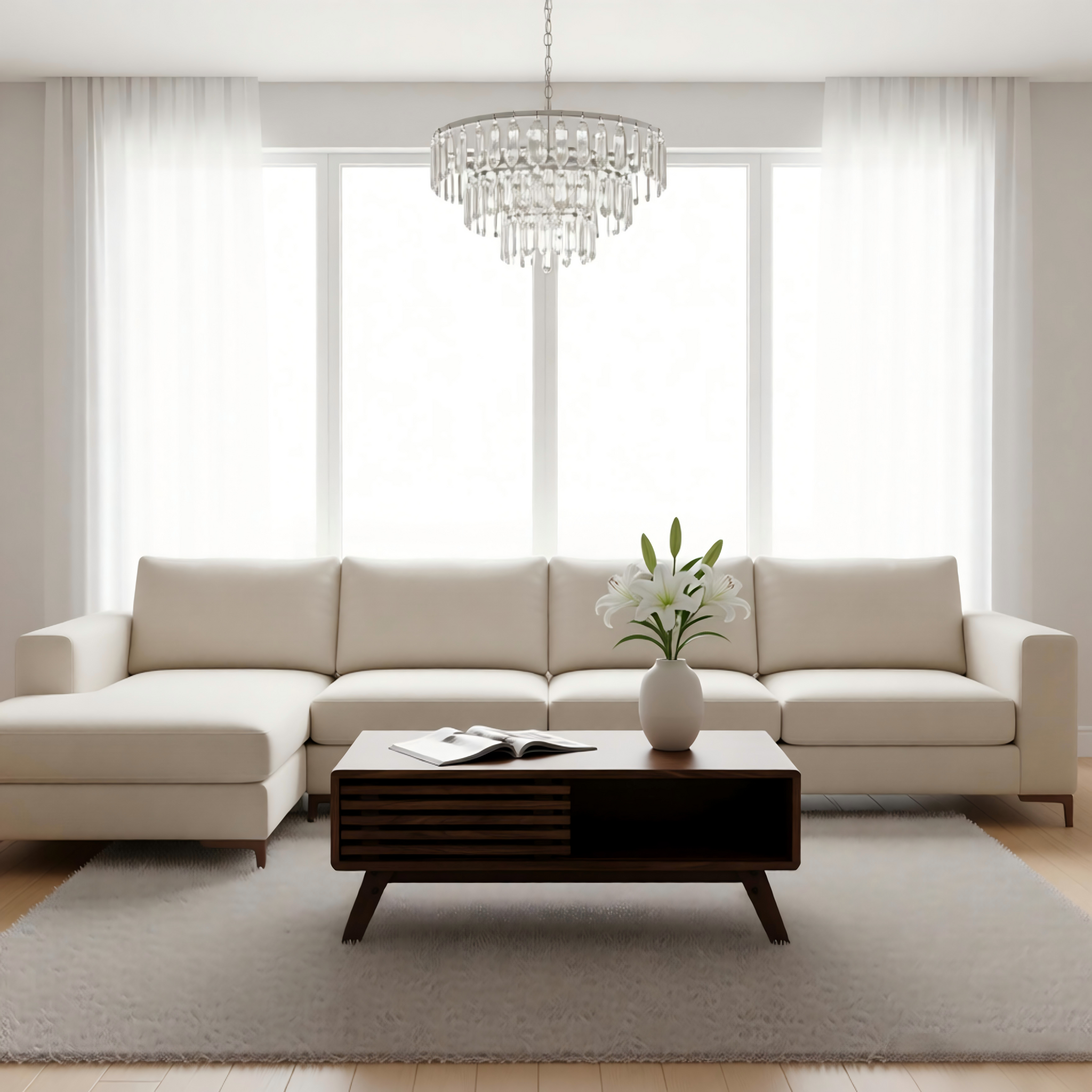 39.37" Mid-Century Coffee Table by HouseOfZazla