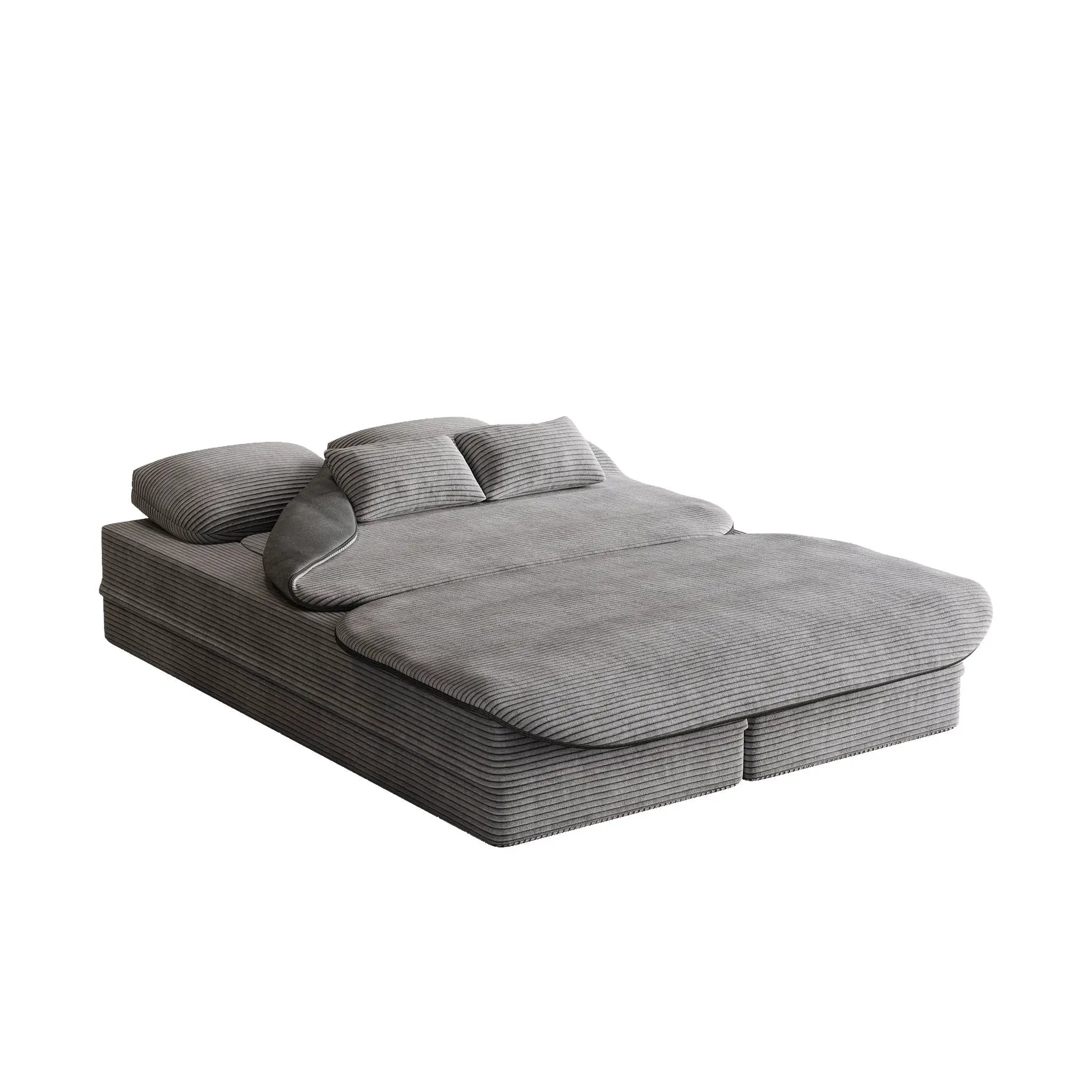 2 In 1 Foldable Sofa Bed With Multi Functional Blanket by HouseOfZazla