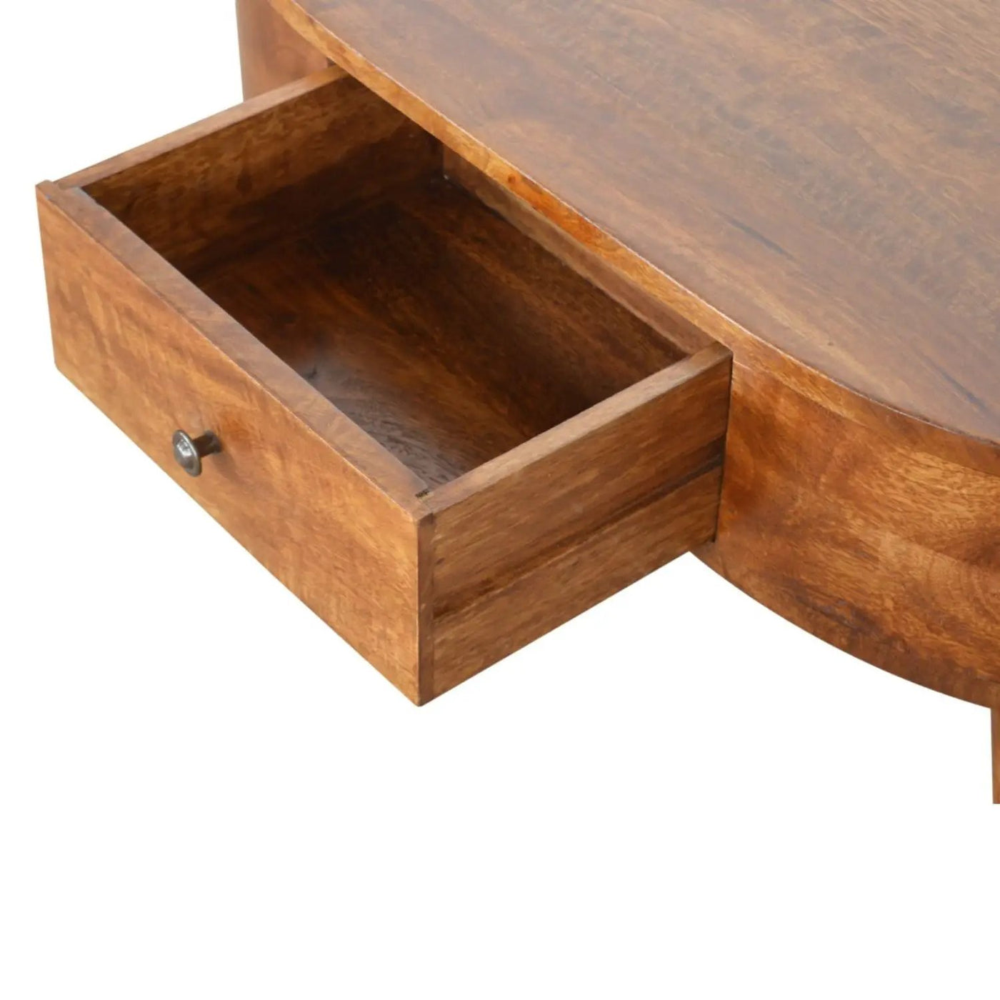 Rounded Wood Table by Unique Piece Furniture
