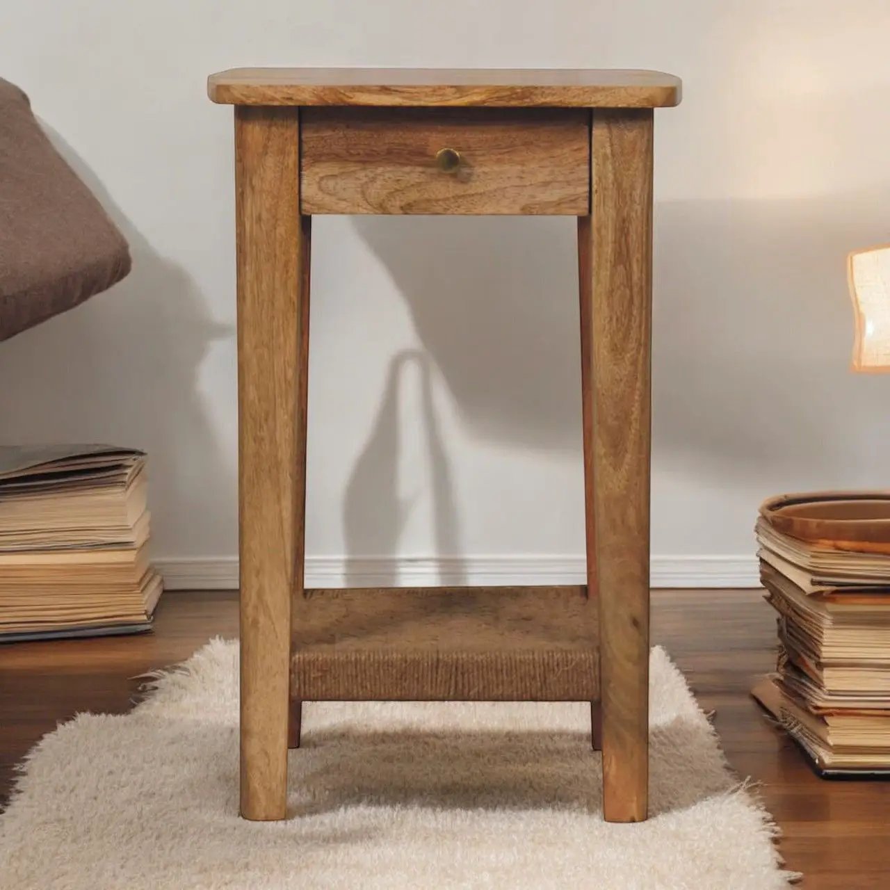 Rope 1 Drawer Table by Unique Piece Furniture