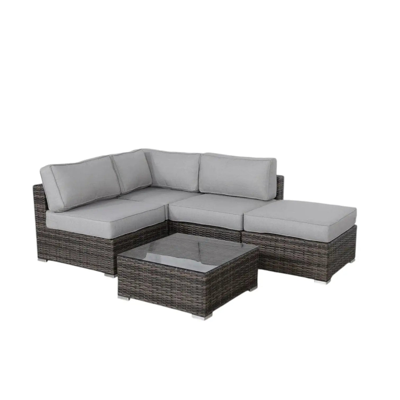 Seating Set With Cushions Handcrafted Wicker Design by Unique Piece Furniture