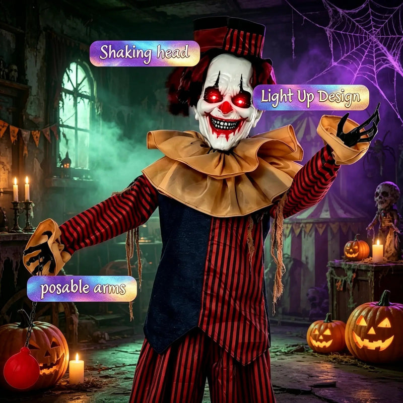 Creepy Circus Clown Decoration by HouseOfZazla