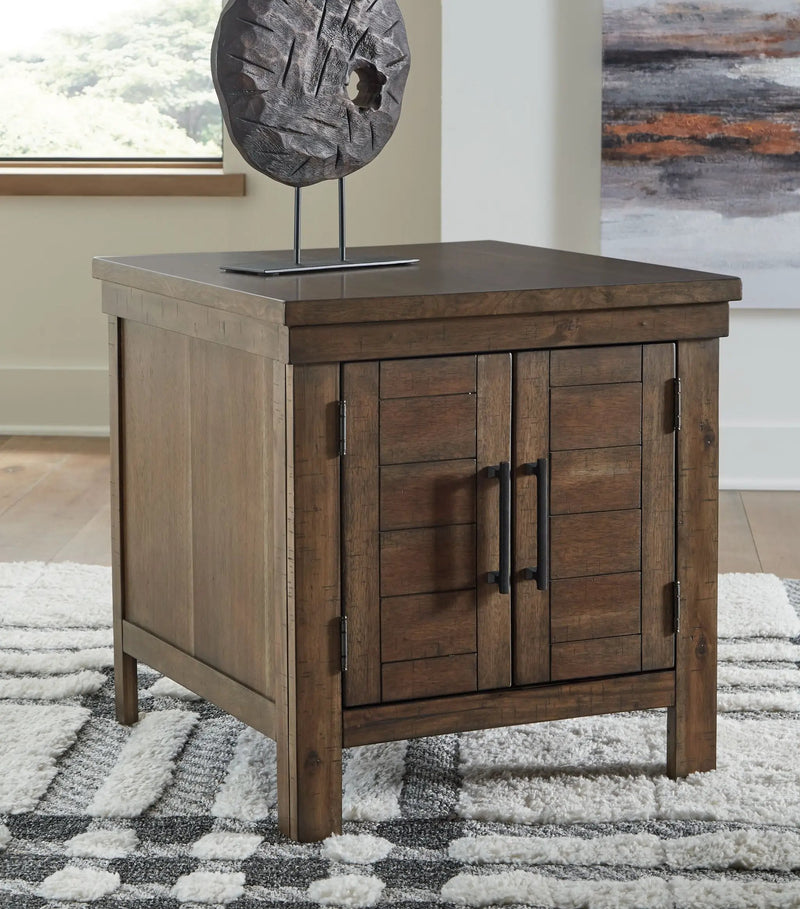Moriville - Rectangular End Table - Grayish Brown by Unique Piece Furniture