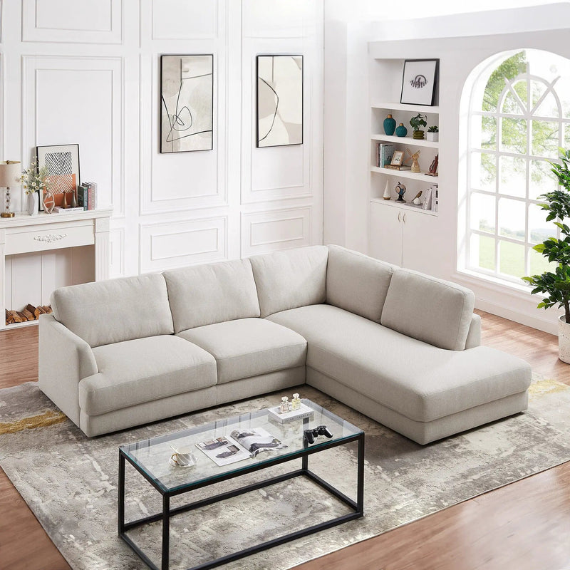 Glander - Comfortable Cozy Sectional Sofa by HouseOfZazla