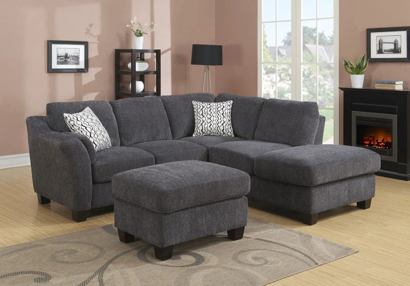 Ottoman - Gray - Wood by Unique Piece Furniture