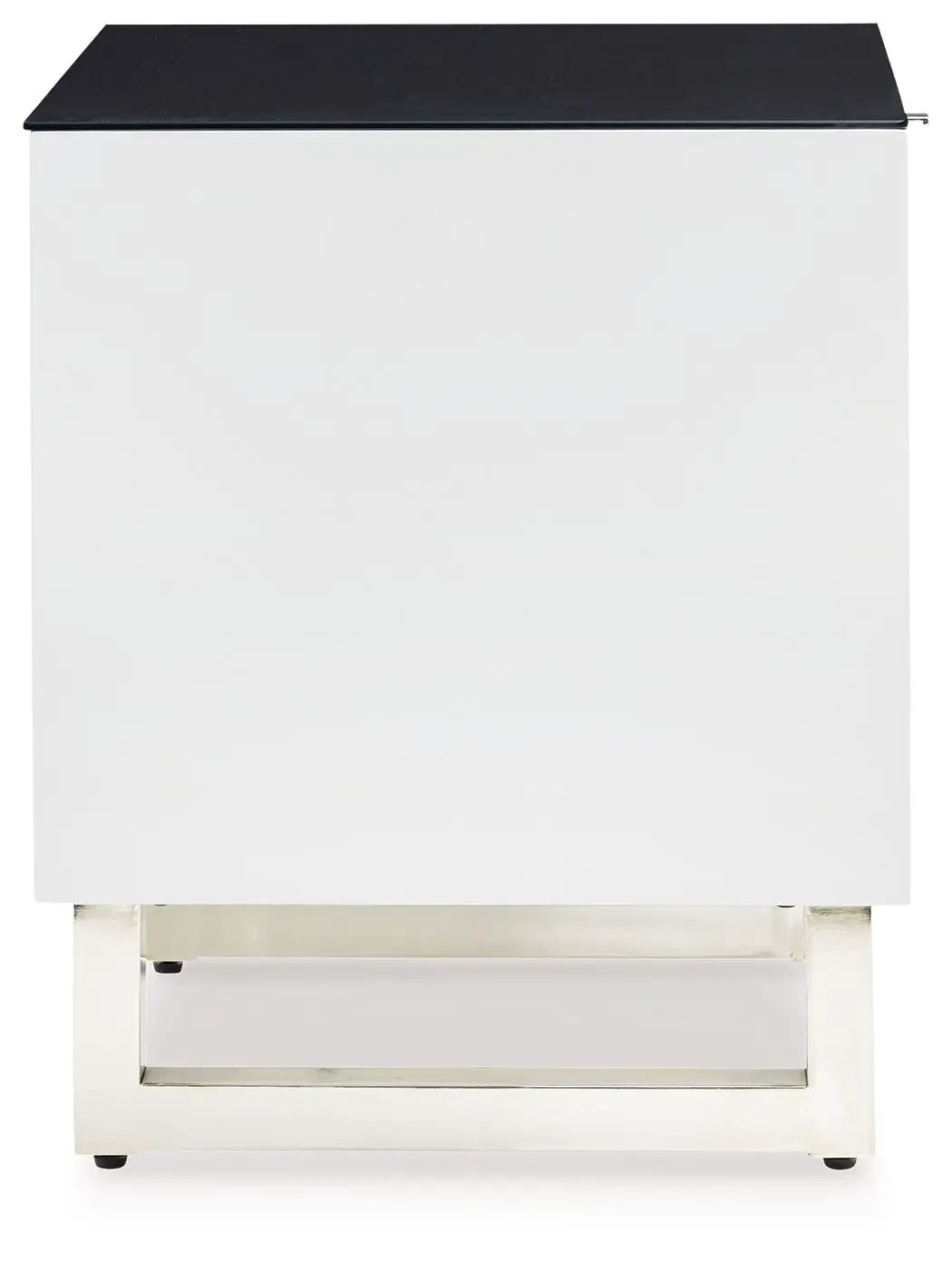 Gardoni - Rectangular End Table - White / Black by Unique Piece Furniture