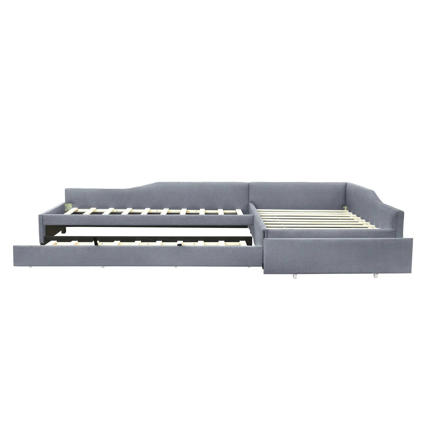 Upholstered Double Daybed With Trundle And Drawer by Unique Piece Furniture