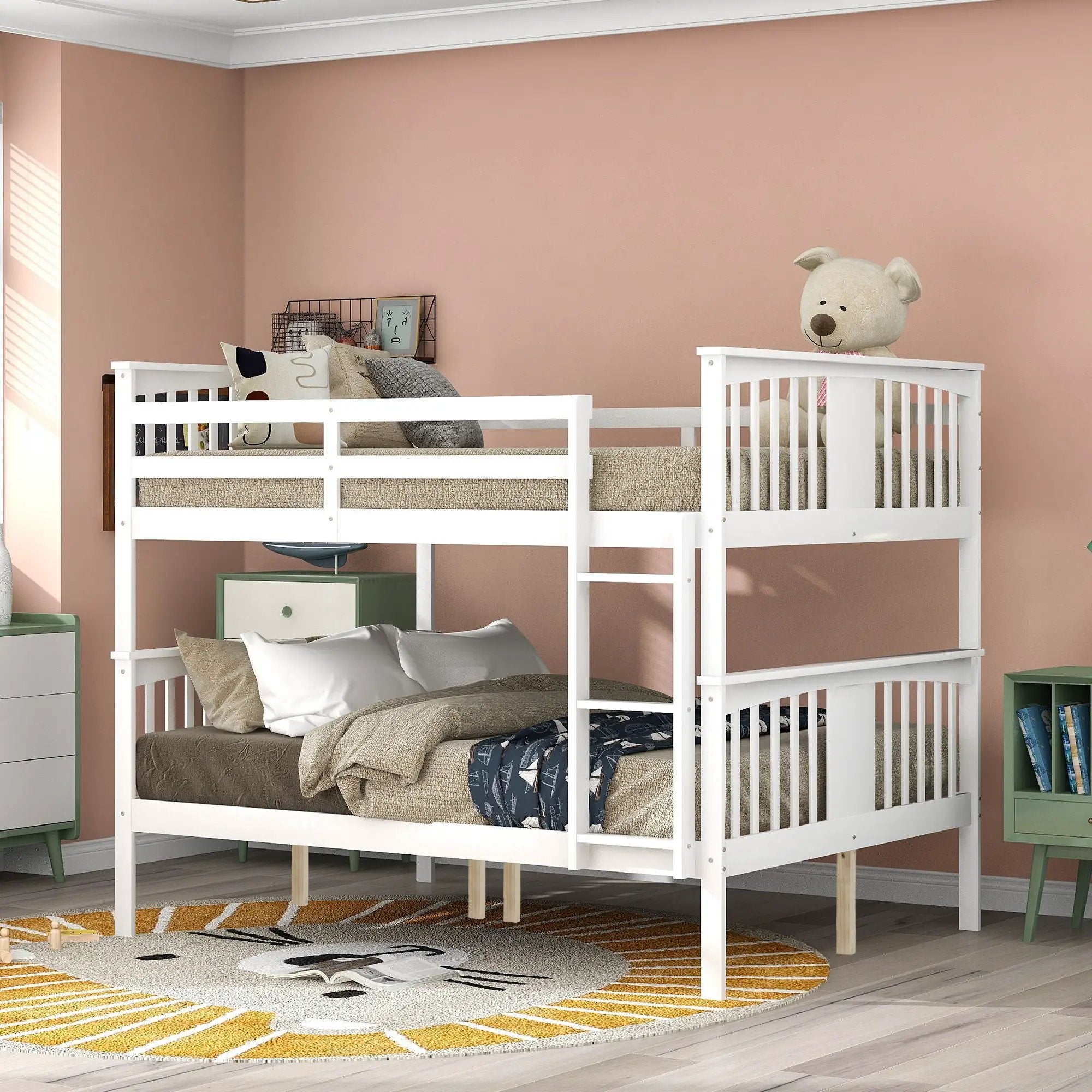 Bunk Bed With Ladder For Bedroom by HouseOfZazla