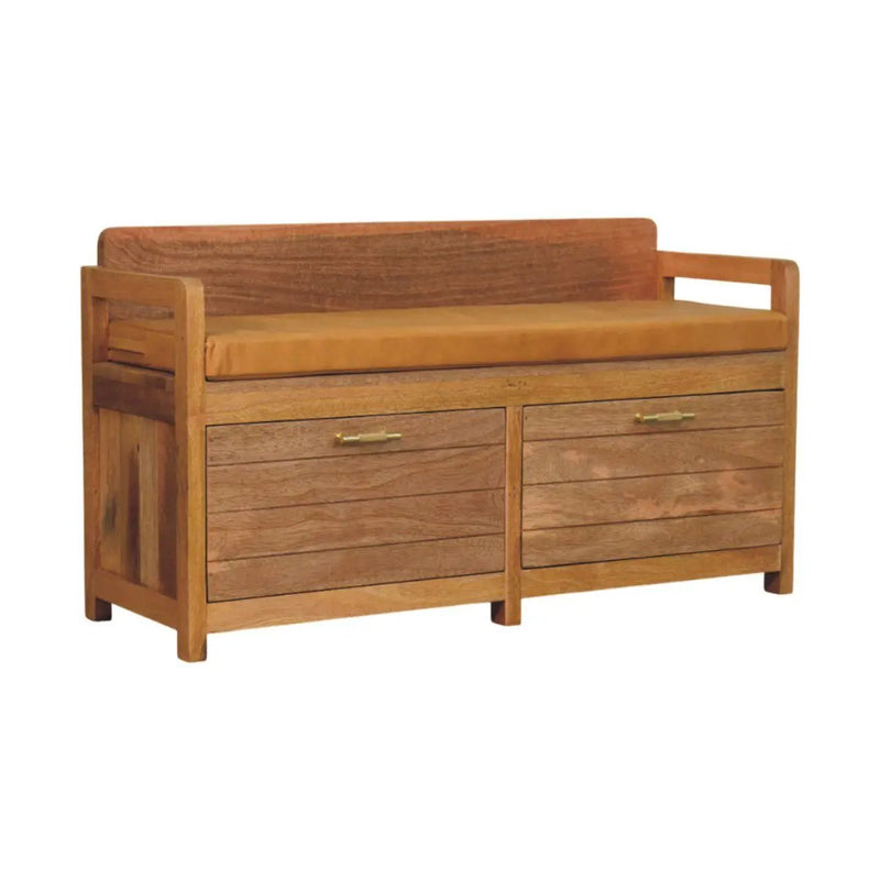 Oxford - 2 Drawer Storage Bench - Beige by HouseOfZazla