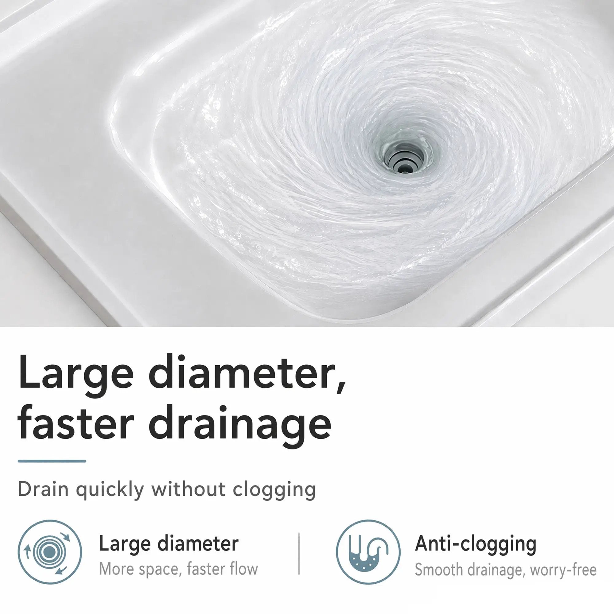 36" Ceramic Basin Sink, 0.8" Ultra-Thin Profile by HouseOfZazla