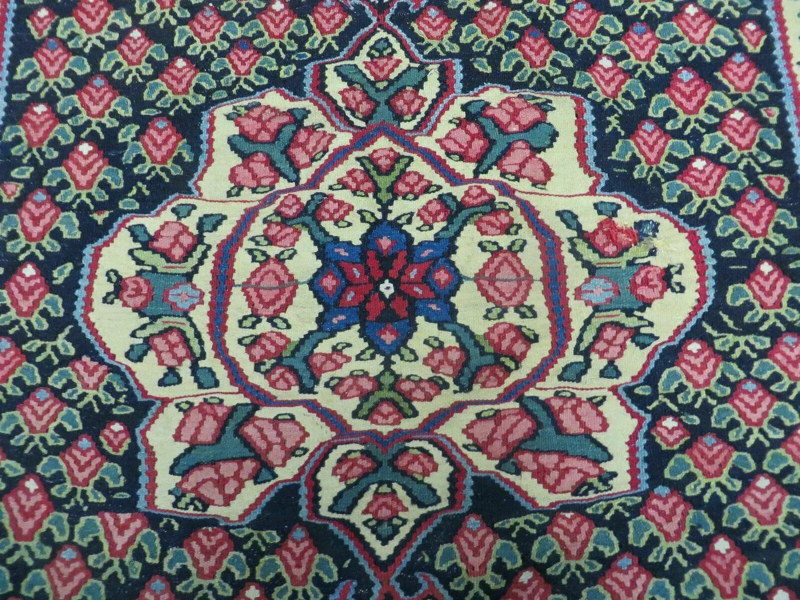 4' X 6' Vintage Handmade Turkish Flat weave Rug Tribal by Jewel Rugs