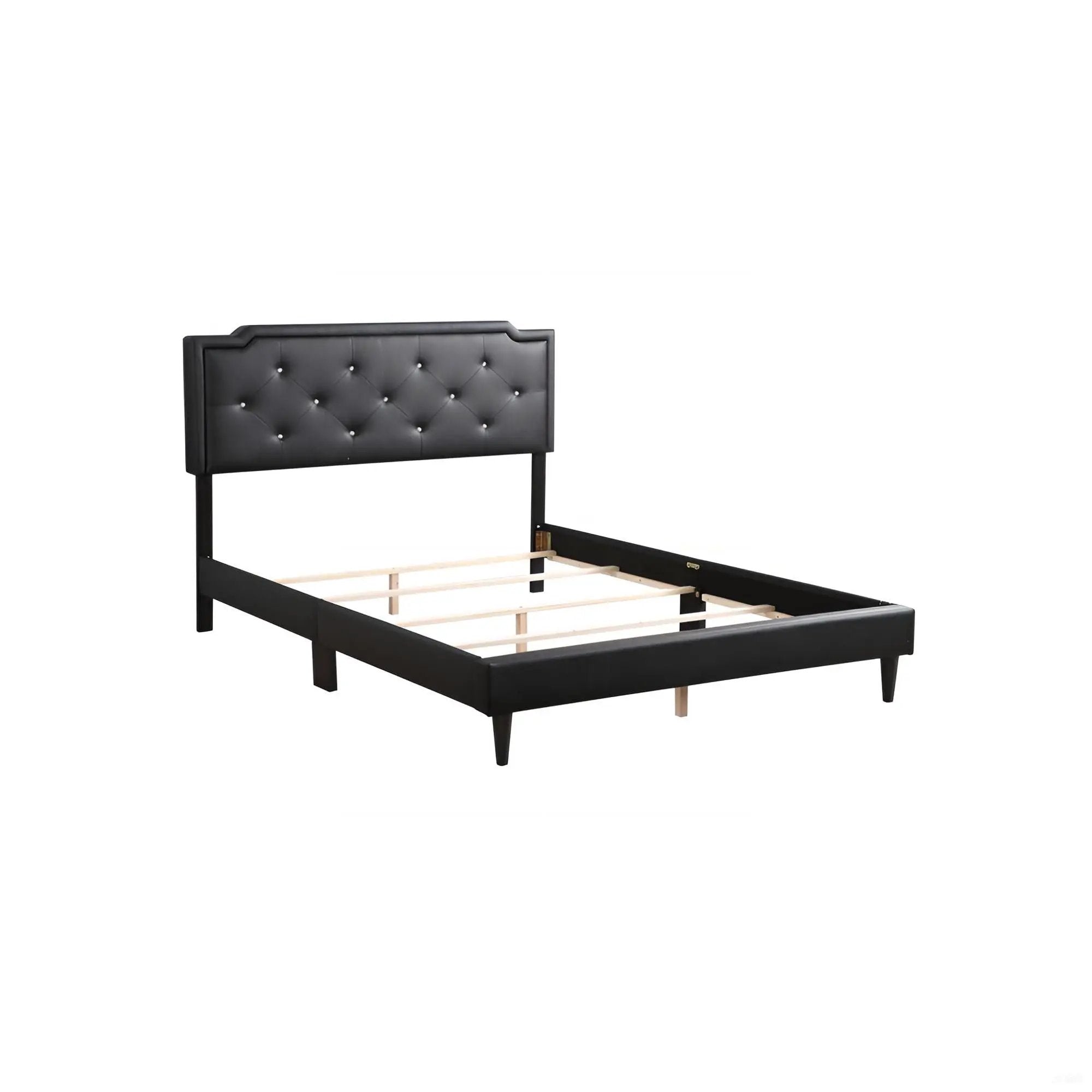 Button Tufted Bed Charming For Cozy Spaces by HouseOfZazla