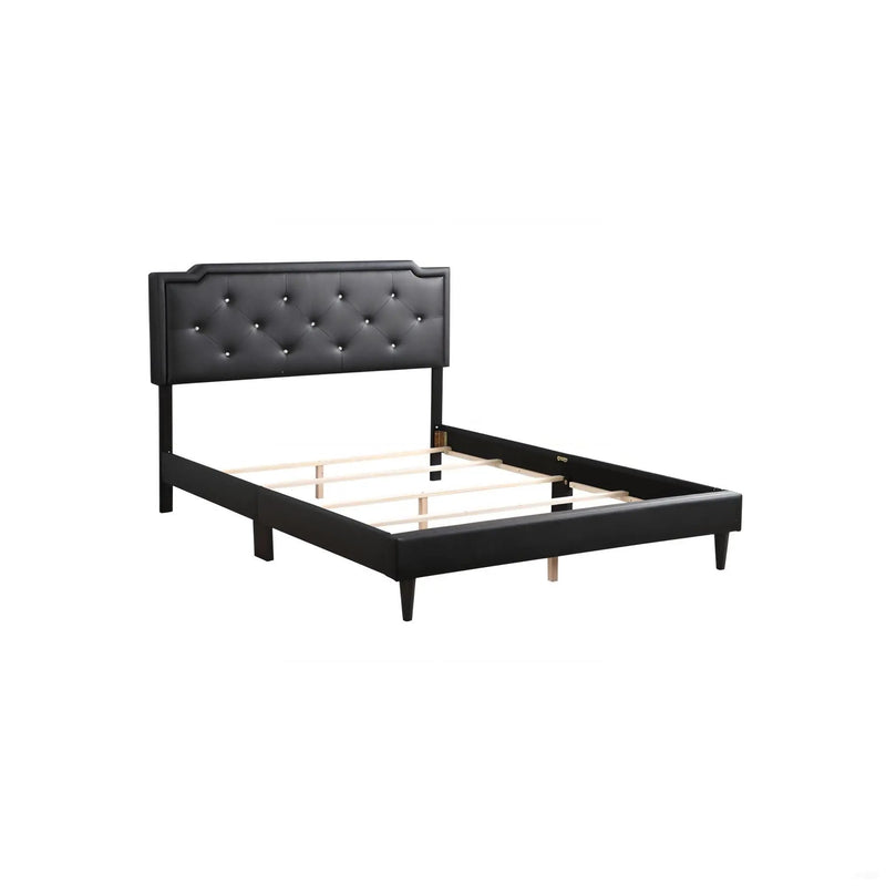 Button Tufted Bed Charming For Cozy Spaces by HouseOfZazla