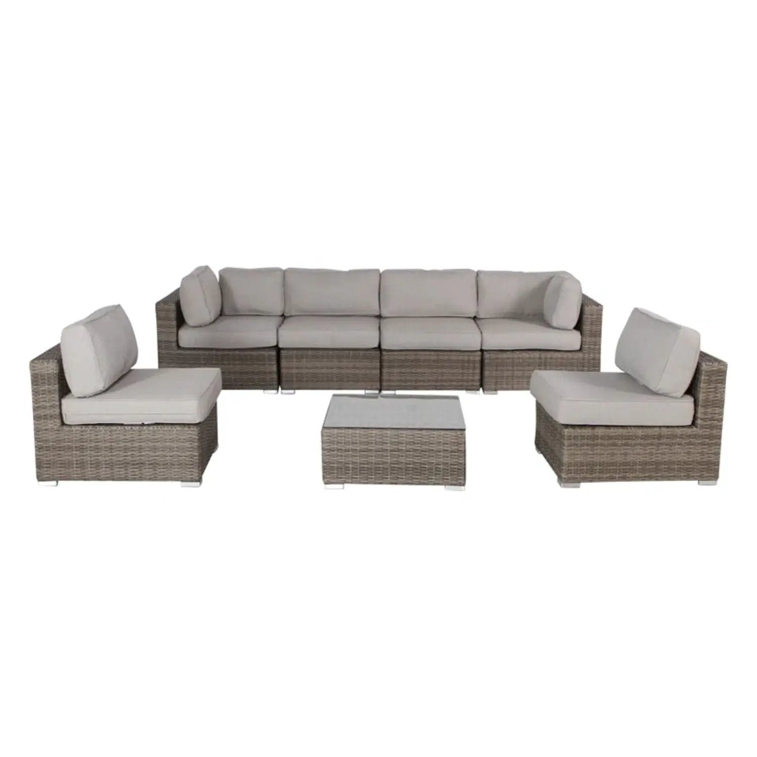 Outdoor Wicker Seating Group With Cushions by Unique Piece Furniture