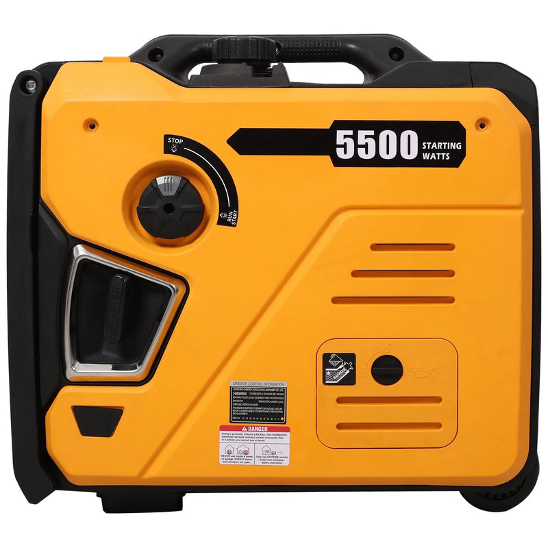 Super Quiet Inverter Generator 5.5Kw Portable Electric & Remote Start Aluminum, 224Cc 4 Stroke by HouseOfZazla