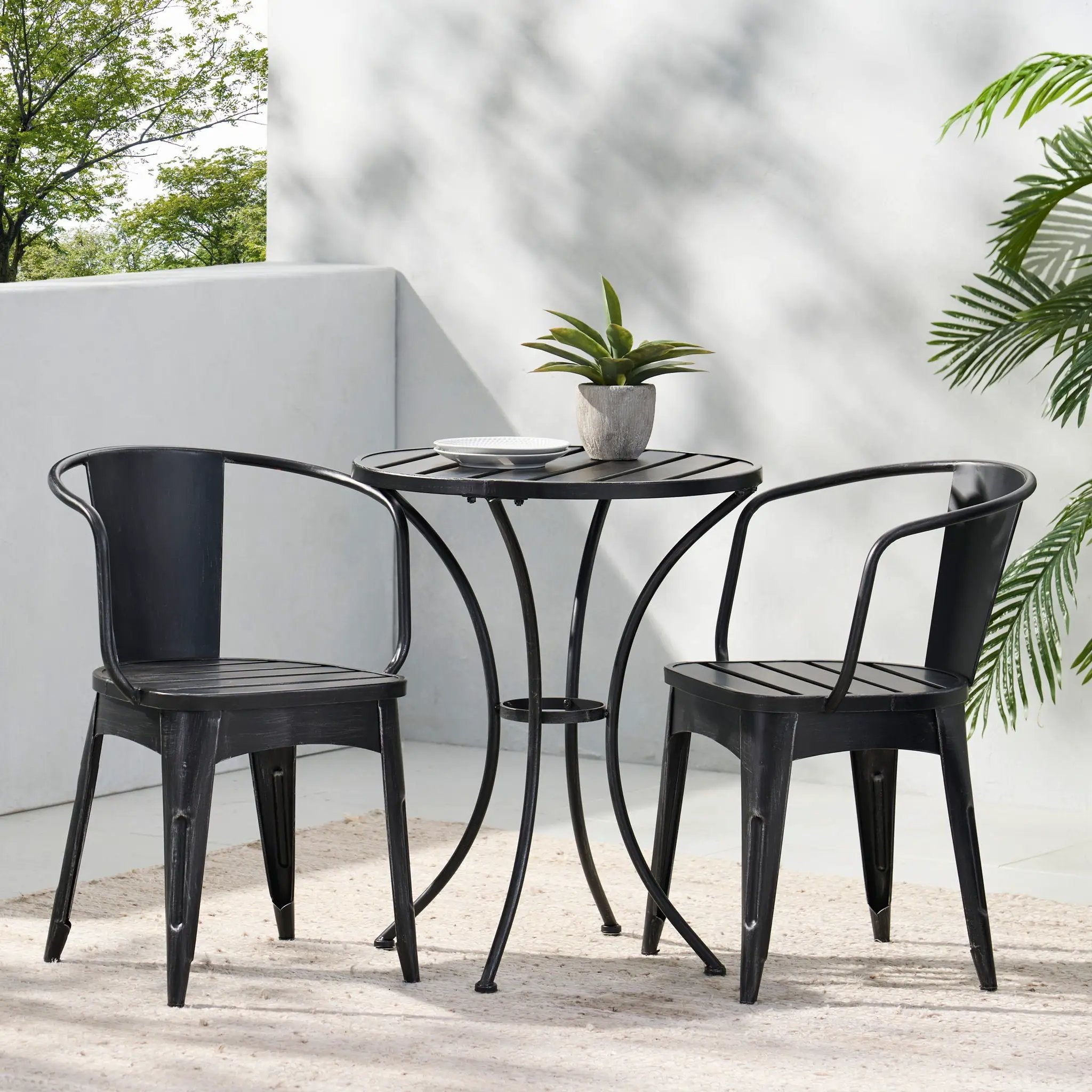Yearn - 3 Piece Bistro Set With Table And 2 Chairs by HouseOfZazla
