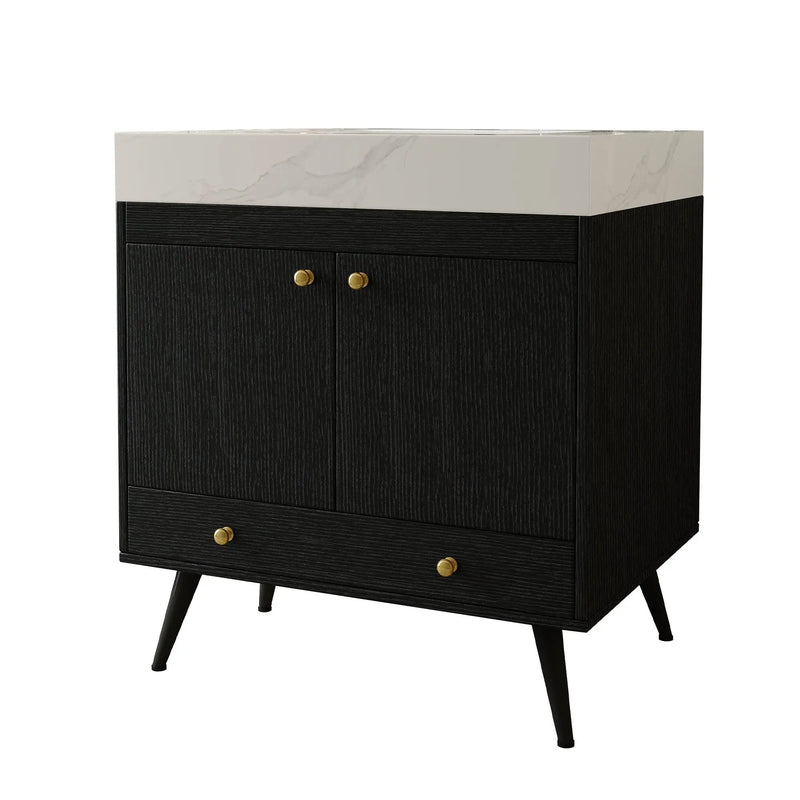 Contemporary Free-standing Bathroom Vanity by HouseOfZazla