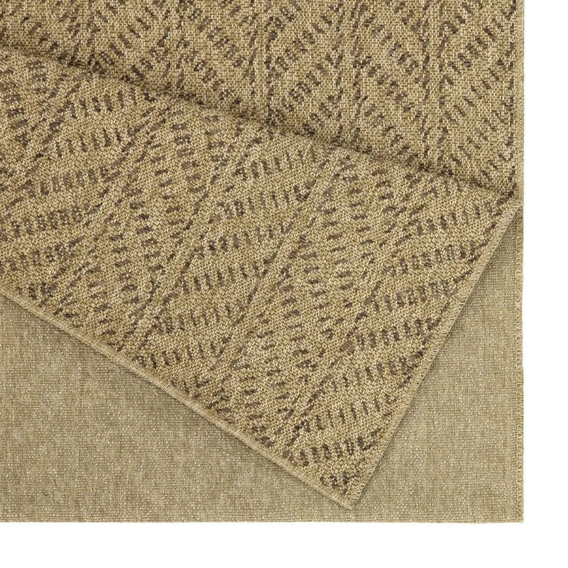 Earth GC_NTL1013 Jute/Mocha Indoor/Outdoor Area Rug by HouseOfZazla