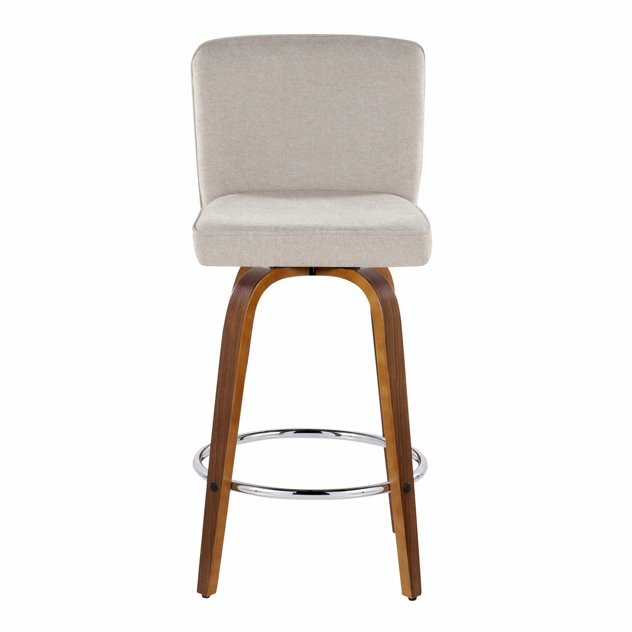 26" Contemporary Fixed-Height Counter Stool with Swivel by HouseOfZazla
