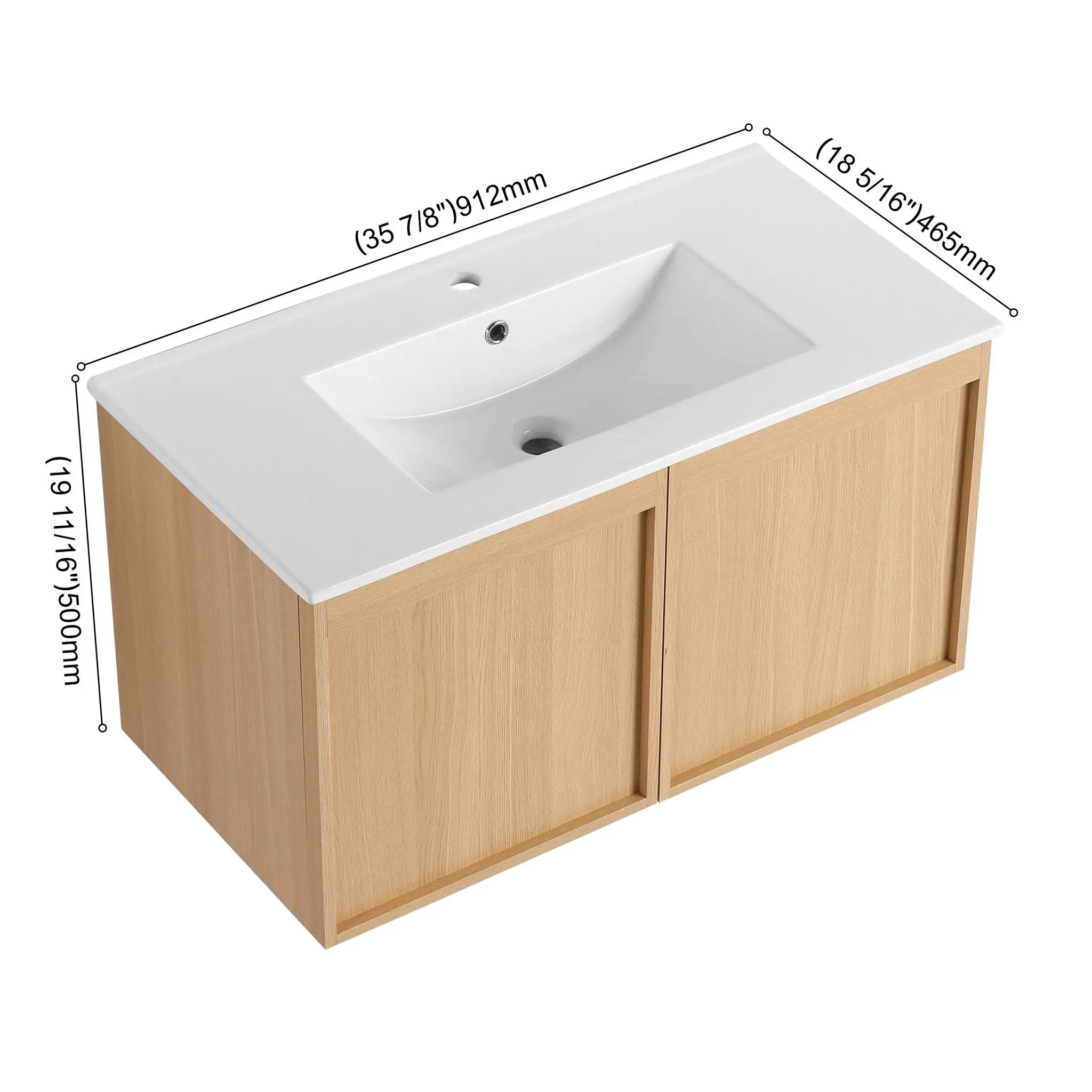 Floating Bathroom Vanity With Sink Combo by Unique Piece Furniture