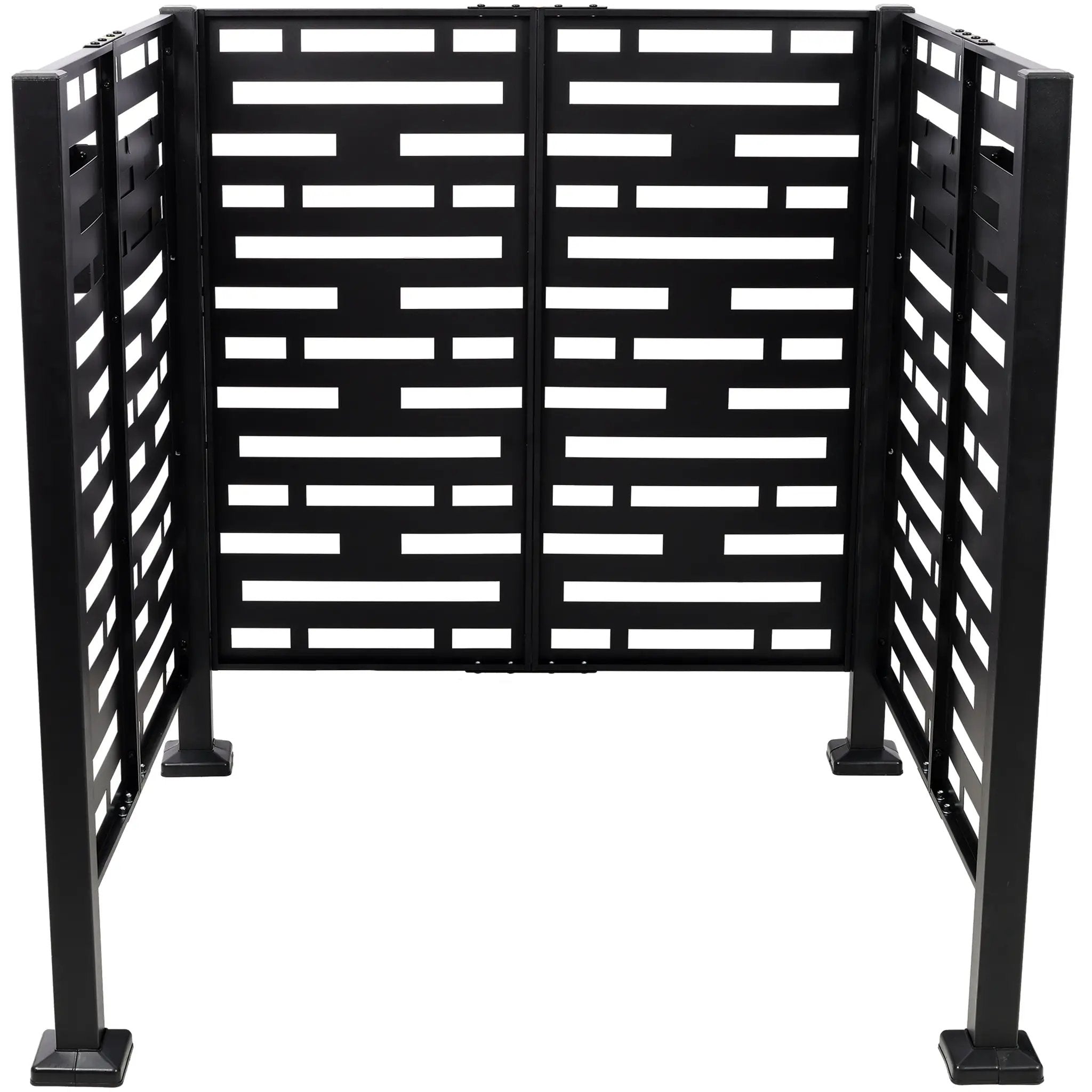 3.5x3.5FT Metal Air Conditioner Privacy Fence with Planter Boxes by HouseOfZazla
