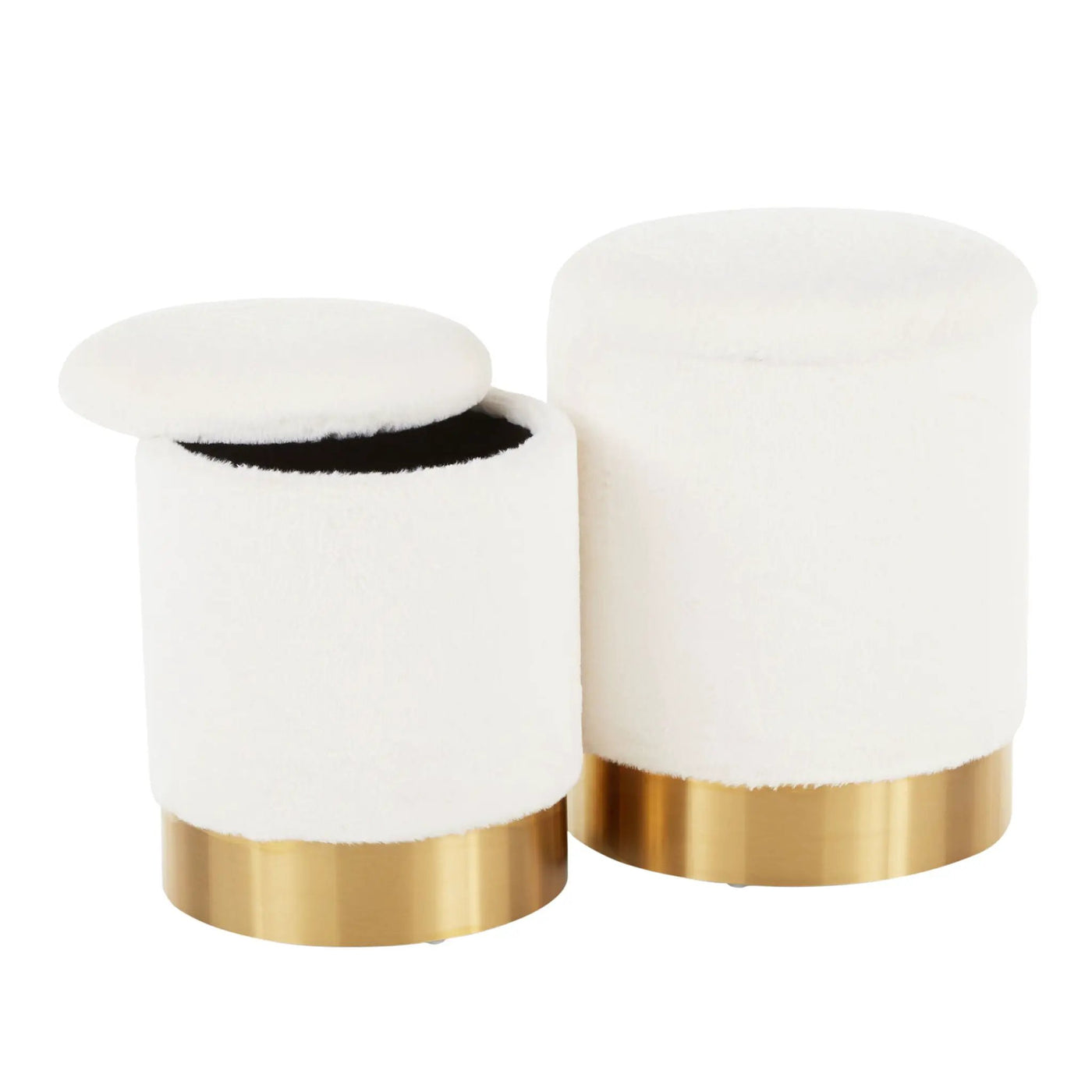 Marla - Contemporary Nesting Ottoman Set by HouseOfZazla