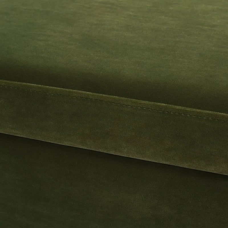 Knox - Square Storage Cocktail Ottoman - Olive Green by Unique Piece Furniture